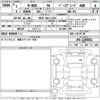 Honda N BOX лот № 3006 оценка 6  с аукциона в Японии 2
