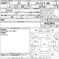 Nissan SERENA лот № 22085 оценка 4  с аукциона в Японии 2