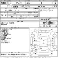 Toyota VITZ лот № 70128 оценка 3  с аукциона в Японии 2