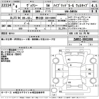 Toyota VOXY лот № 22114 оценка 4.5  с аукциона в Японии 2