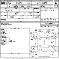Honda VEZEL лот № 32006 оценка RA  с аукциона в Японии 2