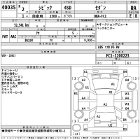 Honda CIVIC лот № 40035 оценка RA  с аукциона в Японии 2