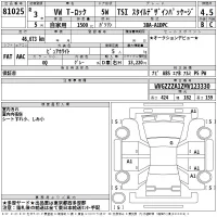 Volkswagen T-ROC лот № 81025 оценка 4.5  с аукциона в Японии 2