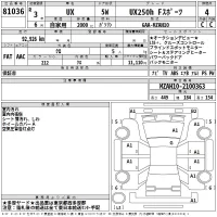 Lexus UX лот № 81036 оценка 4  с аукциона в Японии 2