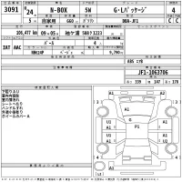Honda N BOX лот № 3091 оценка 4  с аукциона в Японии 2