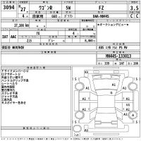 Suzuki WAGON R лот № 3094 оценка 3.5  с аукциона в Японии 2