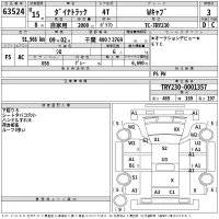 Toyota DYNA лот № 63524 оценка 3  с аукциона в Японии 2