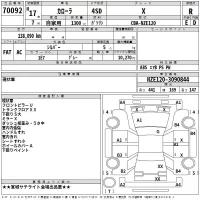 Toyota COROLLA лот № 70092 оценка R  с аукциона в Японии 2
