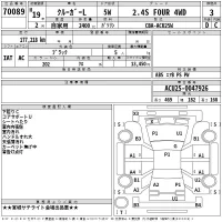 Toyota KLUGER лот № 70089 оценка 3  с аукциона в Японии 2