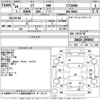 Lexus CT лот № 71005 оценка 3  с аукциона в Японии 2