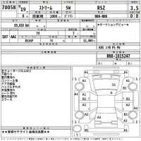 Honda STREAM лот № 70058 оценка 3.5  с аукциона в Японии 2