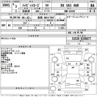 Daihatsu HIJET VAN лот № 3001 оценка RA  с аукциона в Японии 2