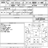 Daihatsu HIJET TRUCK лот № 3050 оценка 3  с аукциона в Японии 2