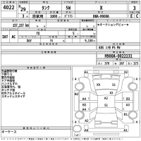 Toyota TANK лот № 4022 оценка 3  с аукциона в Японии 2