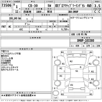 Mazda CX-30 лот № 73506 оценка 3.5  с аукциона в Японии 2
