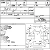 Honda Z лот № 7086 оценка R  с аукциона в Японии 2