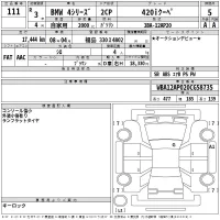 BMW 4-Series лот № 111 оценка 5  с аукциона в Японии 2