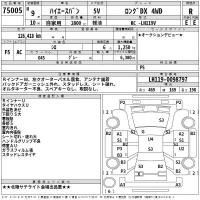 Toyota HIACE VAN лот № 75005 оценка R  с аукциона в Японии 2