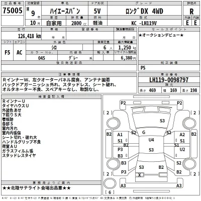 Toyota HIACE VAN  с аукциона в Японии