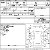 Honda PARTNER лот № 4153 оценка 3  с аукциона в Японии 2