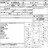 Honda N BOX лот № 83506 оценка R  с аукциона в Японии 2