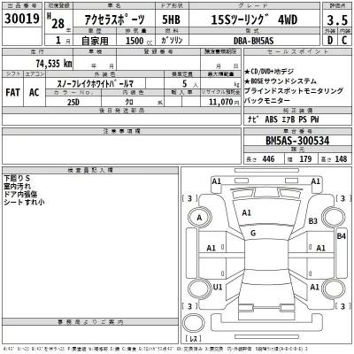 Mazda AXELA  с аукциона в Японии