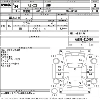 Suzuki ALTO ECO лот № 89046 оценка 3  с аукциона в Японии 2