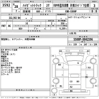 Daihatsu HIJET TRUCK лот № 3592 оценка 3  с аукциона в Японии 2