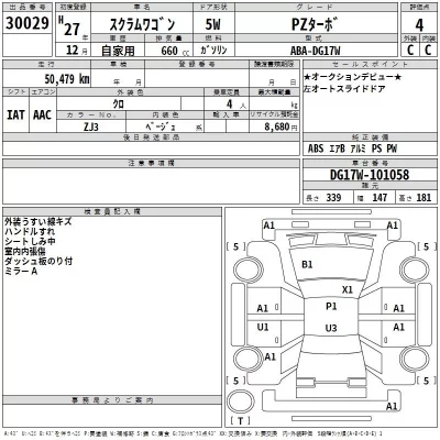 Mazda SCRUM  с аукциона в Японии