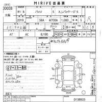 Toyota PASSO лот № 30038 оценка R  с аукциона в Японии 10