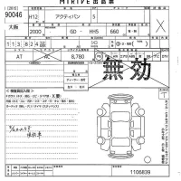 Honda ACTY VAN лот № 90046 оценка X  с аукциона в Японии 10