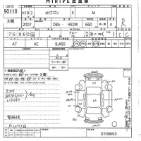Mitsubishi EK WAGON лот № 90110 оценка R  с аукциона в Японии 10