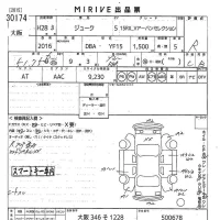 Nissan JUKE лот № 30174 оценка R  с аукциона в Японии 10