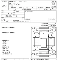 Peugeot 2008 лот № 1471 оценка 3.5  с аукциона в Японии 8