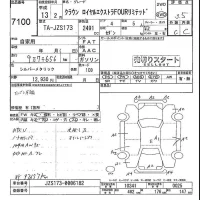 Toyota CROWN лот № 7100 оценка 3.5  с аукциона в Японии 4