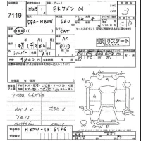 Mitsubishi EK WAGON лот № 7119 оценка 3  с аукциона в Японии 4