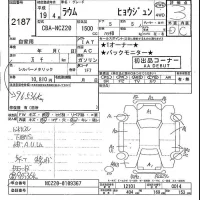 Toyota RAUM лот № 2187 оценка 3  с аукциона в Японии 5
