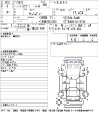 Nissan DAYZ лот № 3008 оценка 4  с аукциона в Японии 5
