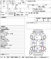 Daihatsu Atrai Wagon лот № 5507 оценка R  с аукциона в Японии 2