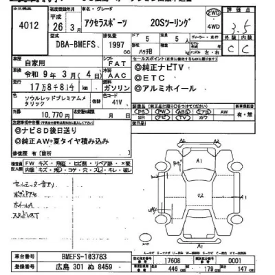 Mazda AXELA  с аукциона в Японии