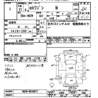 Mitsubishi EK WAGON лот № 3 оценка R  с аукциона в Японии 2