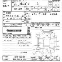 Mitsubishi EK WAGON лот № 6177 оценка R  с аукциона в Японии 10