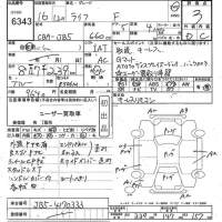 Honda LIFE лот № 6343 оценка 3  с аукциона в Японии 10