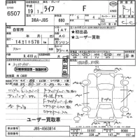 Honda LIFE лот № 6507 оценка R  с аукциона в Японии 10