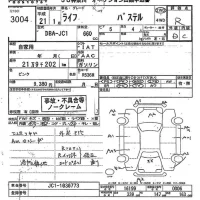 Honda LIFE лот № 3004 оценка R  с аукциона в Японии 10