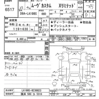 Daihatsu MOVE лот № 6517 оценка 3.5  с аукциона в Японии 10