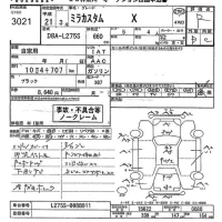 Daihatsu MIRA лот № 3021 оценка R  с аукциона в Японии 10