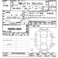 Volkswagen TIGUAN лот № 6196 оценка 4  с аукциона в Японии 11