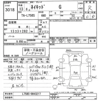 Daihatsu NAKED лот № 3018 оценка R  с аукциона в Японии 10