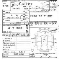 Mazda BONGO лот № 6736 оценка 3  с аукциона в Японии 10